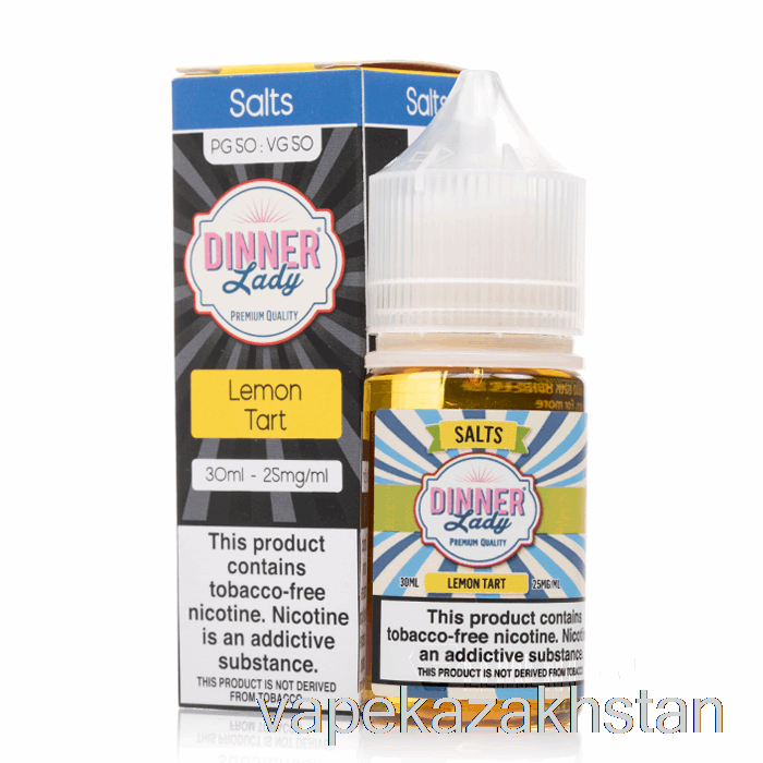 Vape Smoke Lemon Tart SALT - Vape Dinner Lady E-Liquid - 30mL 25mg